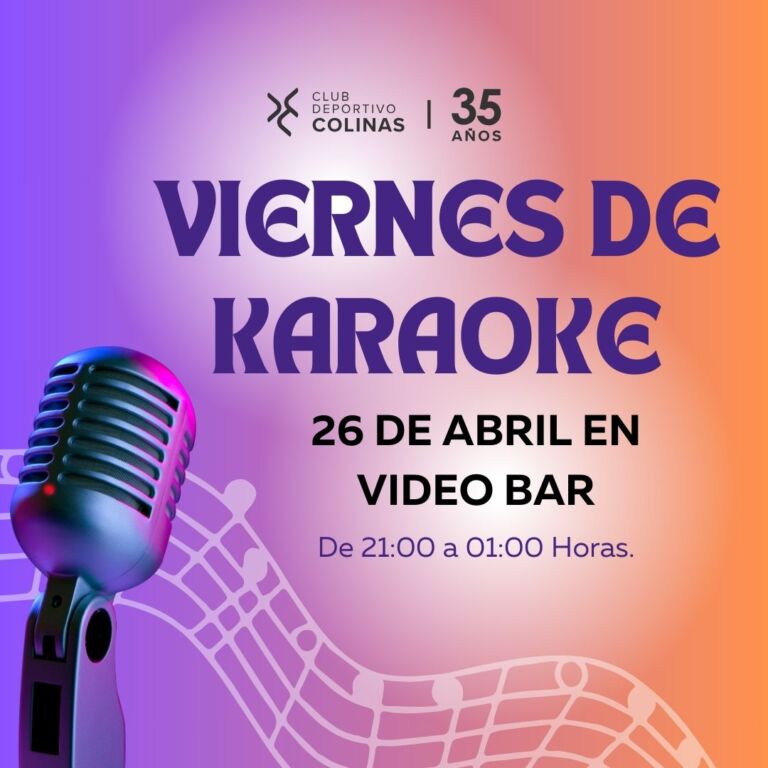 aviso karaoke _redes